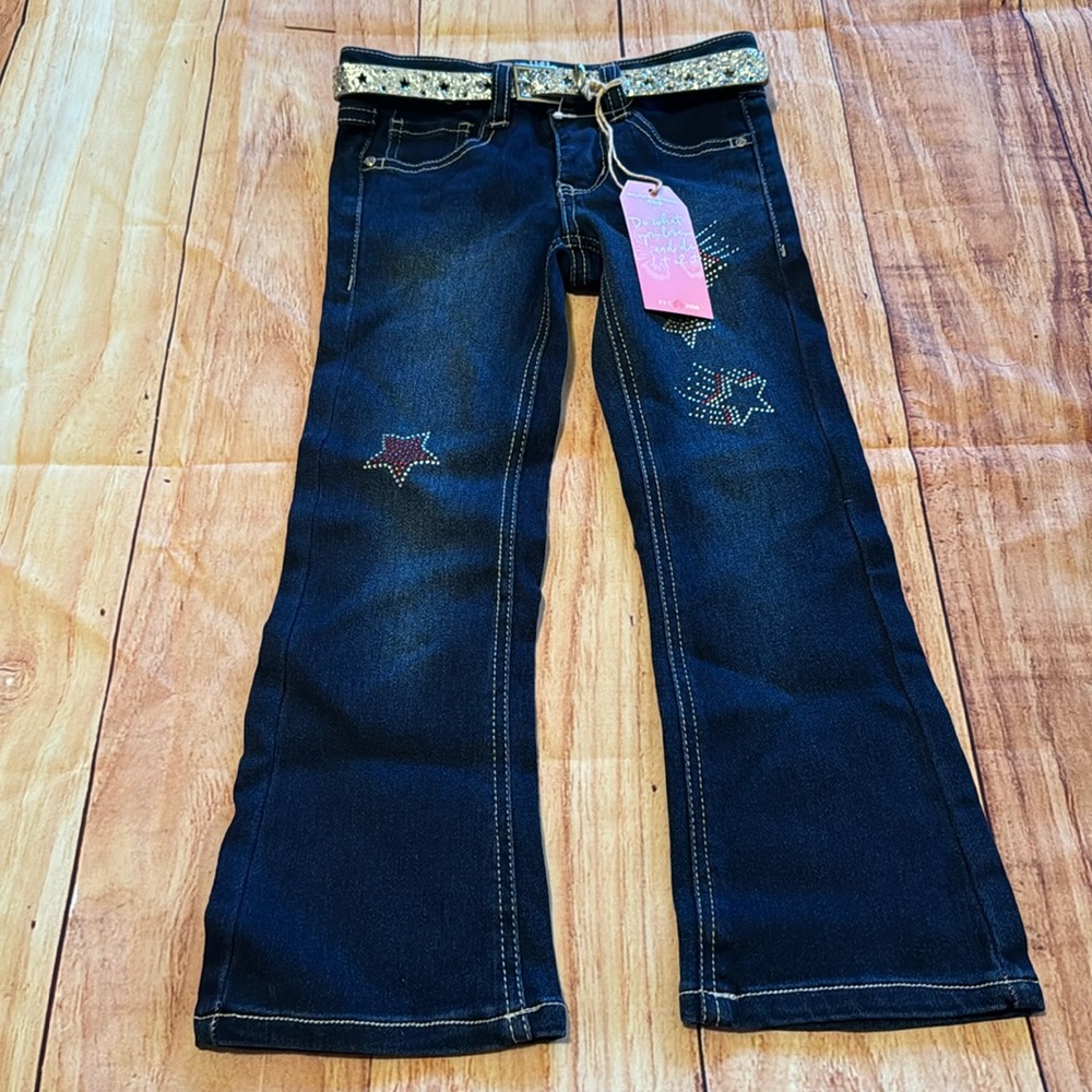 Girls Jeans With Belt